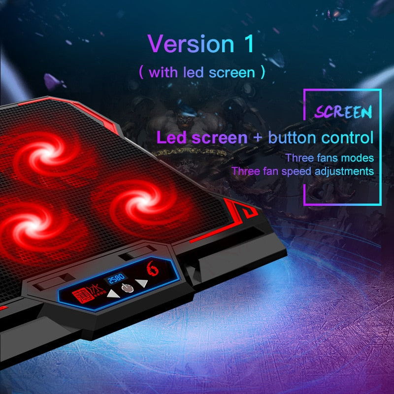 Gaming Laptop Cooler & Led Screen