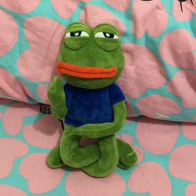 Sad Frog Plush Toy