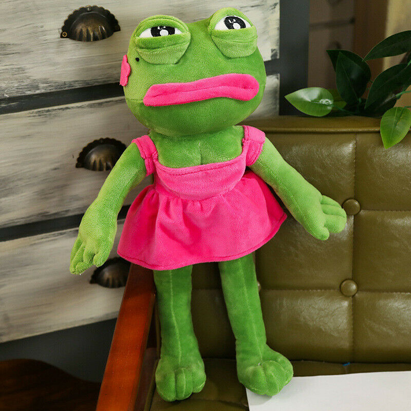 Sad Frog Plush Toy