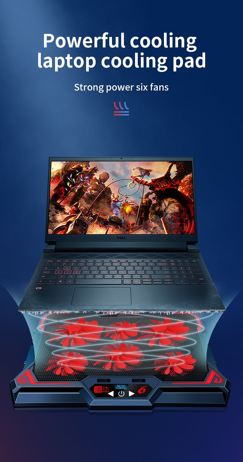 Gaming Laptop Cooler & Led Screen