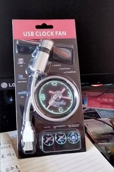 USB Fan Clock