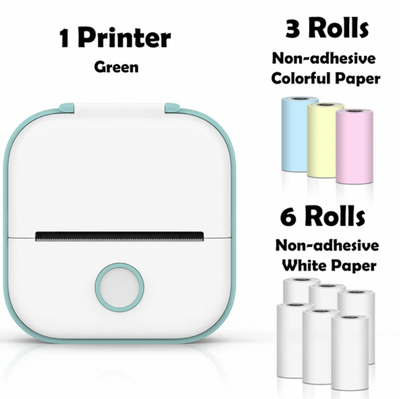 Wireless Inkless Mini Printer