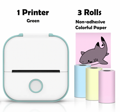 Wireless Inkless Mini Printer