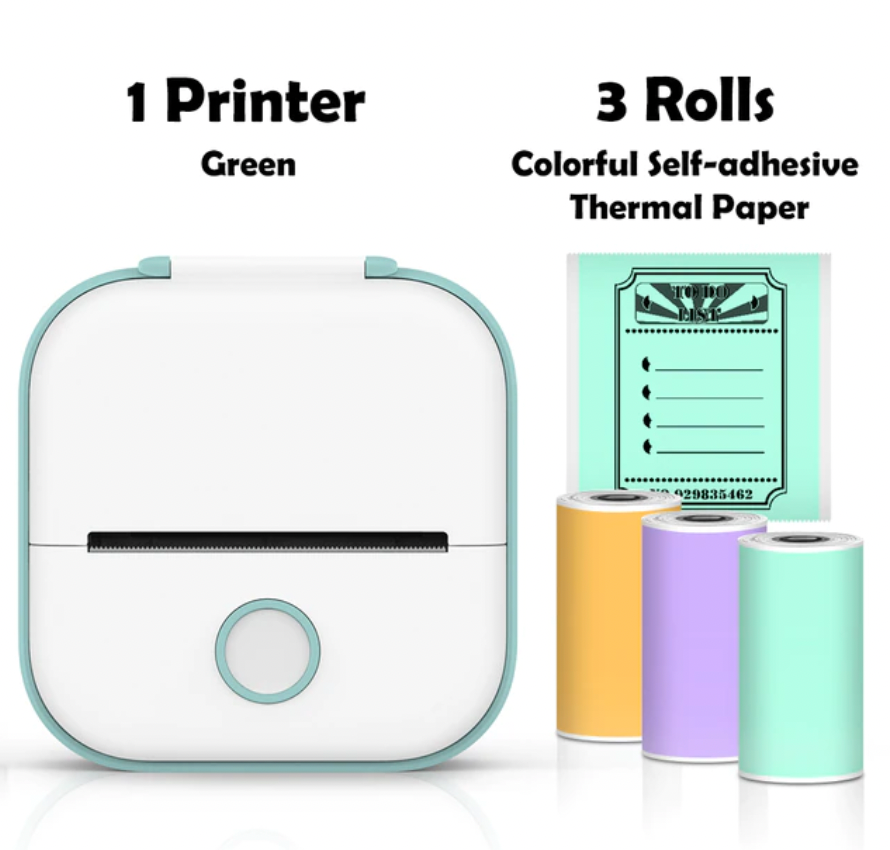 Wireless Inkless Mini Printer