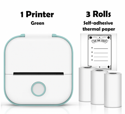 Wireless Inkless Mini Printer