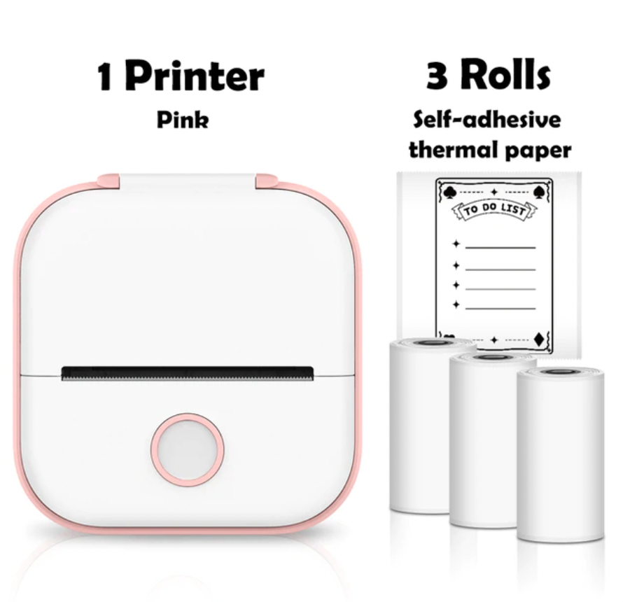 Wireless Inkless Mini Printer