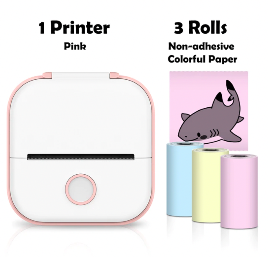 Wireless Inkless Mini Printer