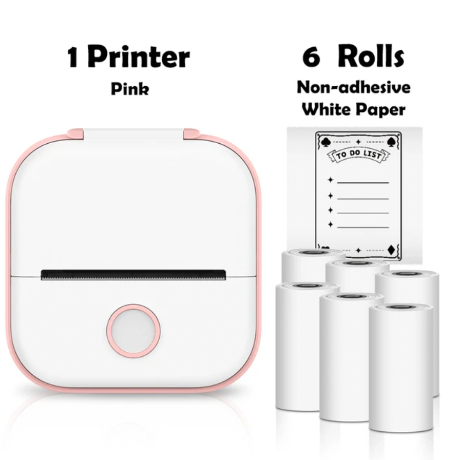 Wireless Inkless Mini Printer