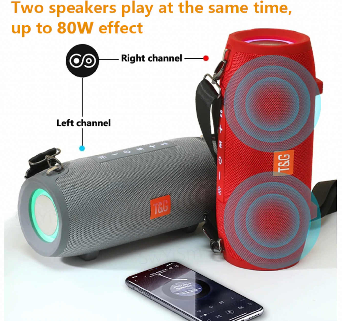 Portable Subwoofer Bluetooth Speaker