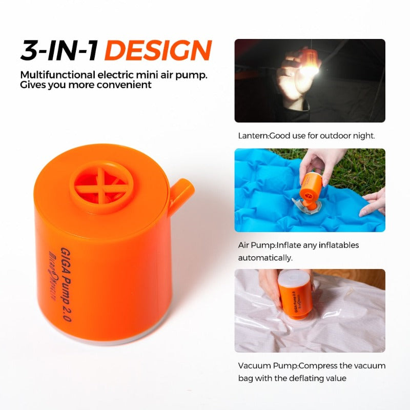 Mini Air Pump For Mattress Mat Camping